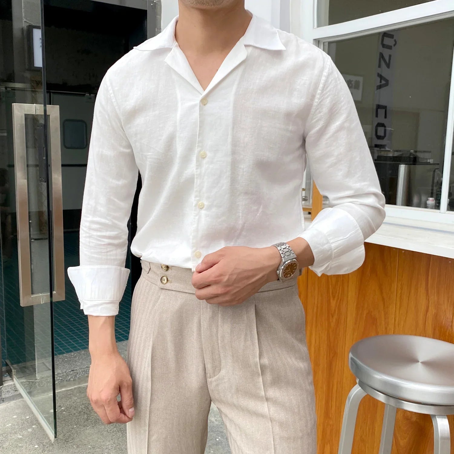 Chemise en lin Positano