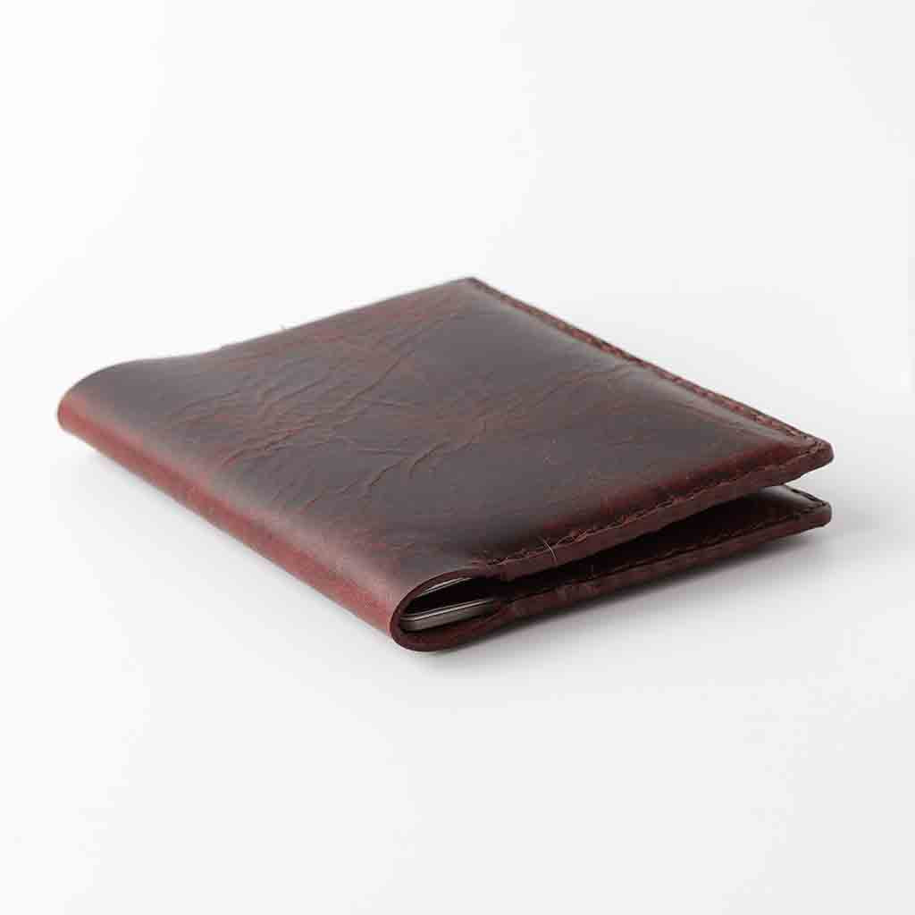 Double couverture de passeport / cuir chocolat