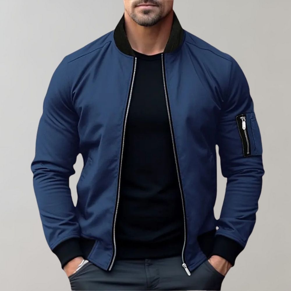 Veste aviateur pour homme toutes saisons - légère, respirante et élégante pour un usage quotidien