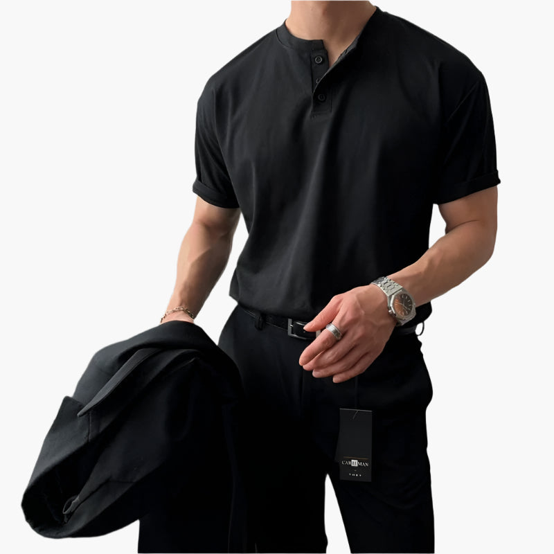 Polo boutonné de bain