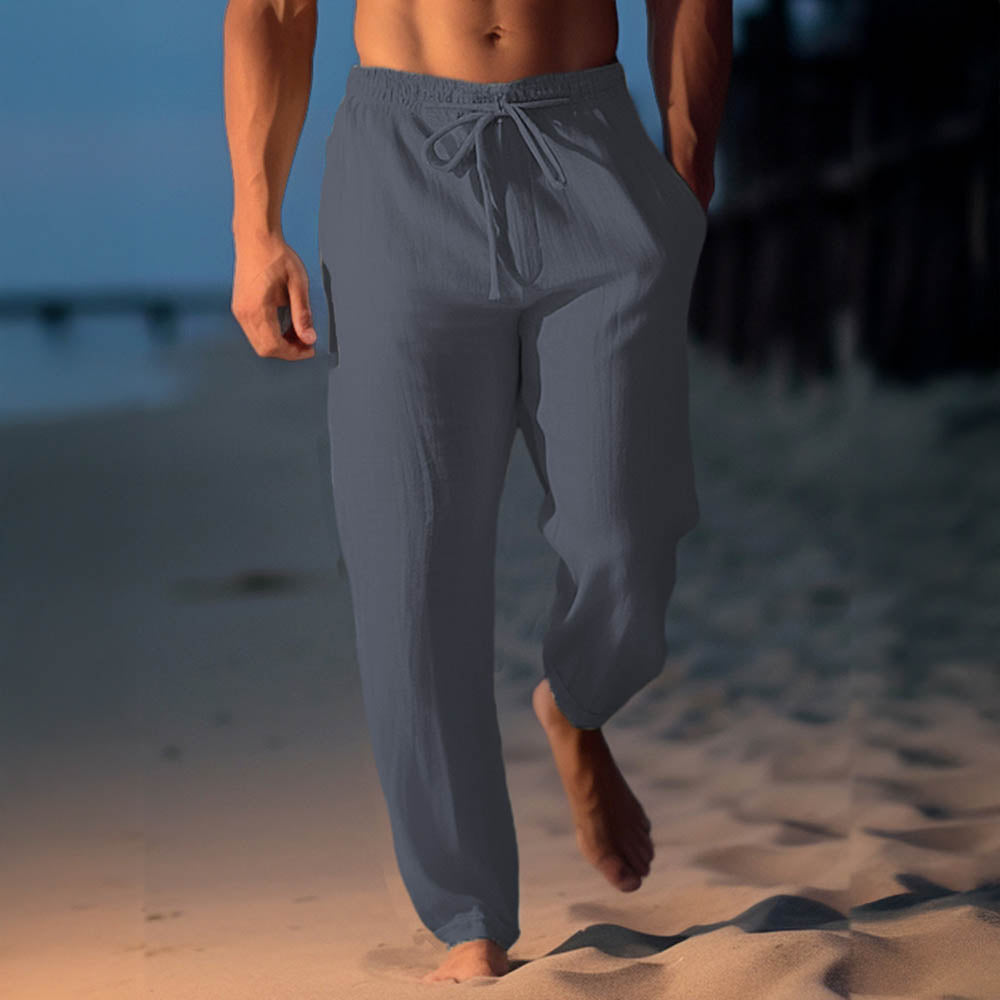 Pantalon en lin Andraus