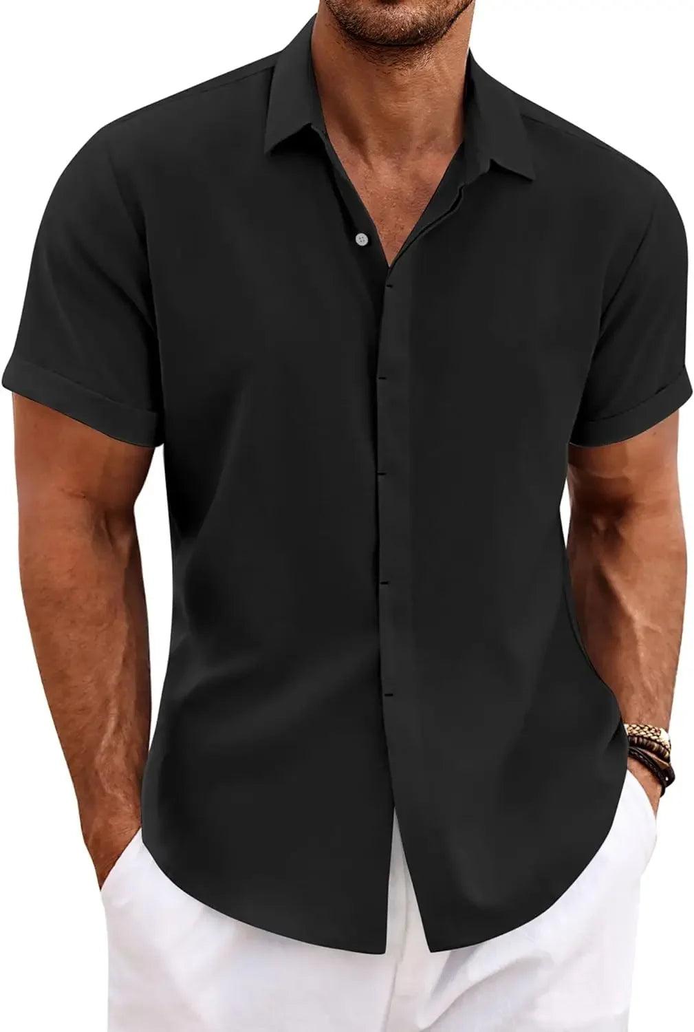 Chemise en lin Milo Riviera – Édition été à manches courtes