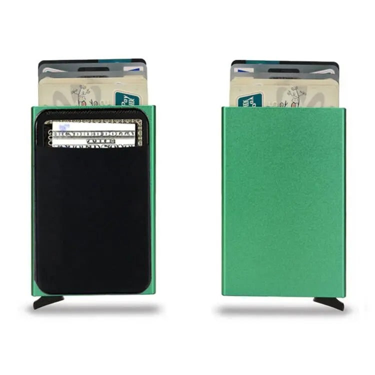 RFID Pop-Up Slim Wallet – Metal Edition
