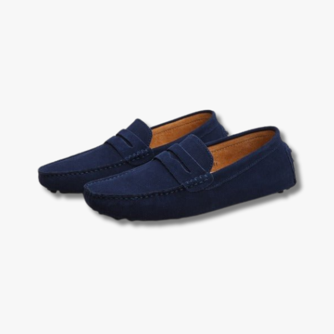 Mocassins de conduite en daim style italien pour hommes – Légers et élégants