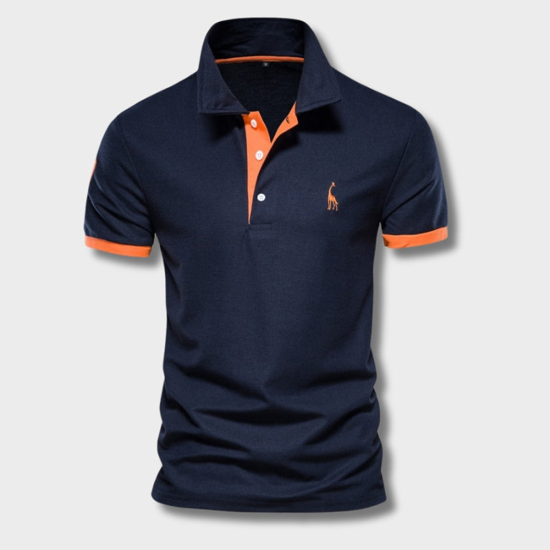 Polo piqué en coton Oliver