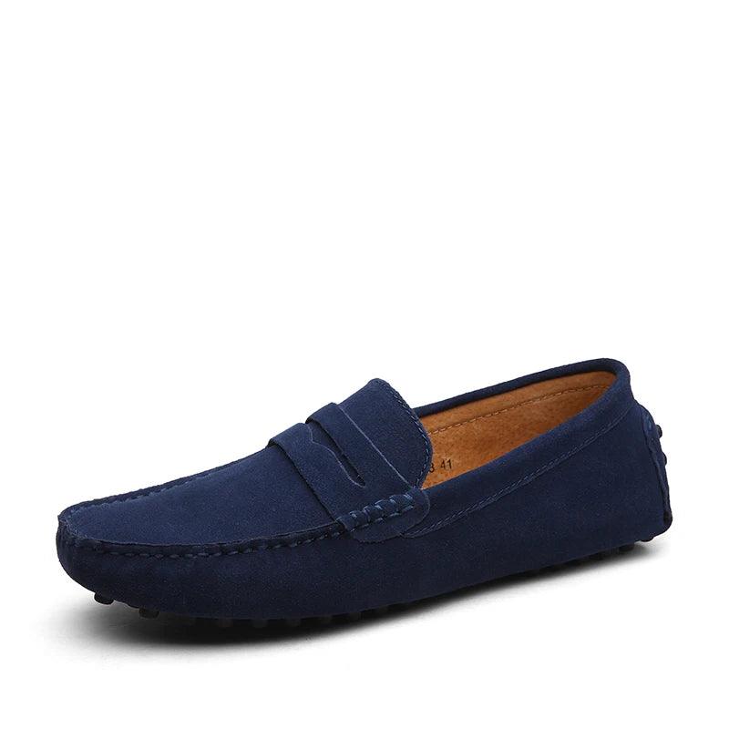 Mocassins en cuir suédé Velano