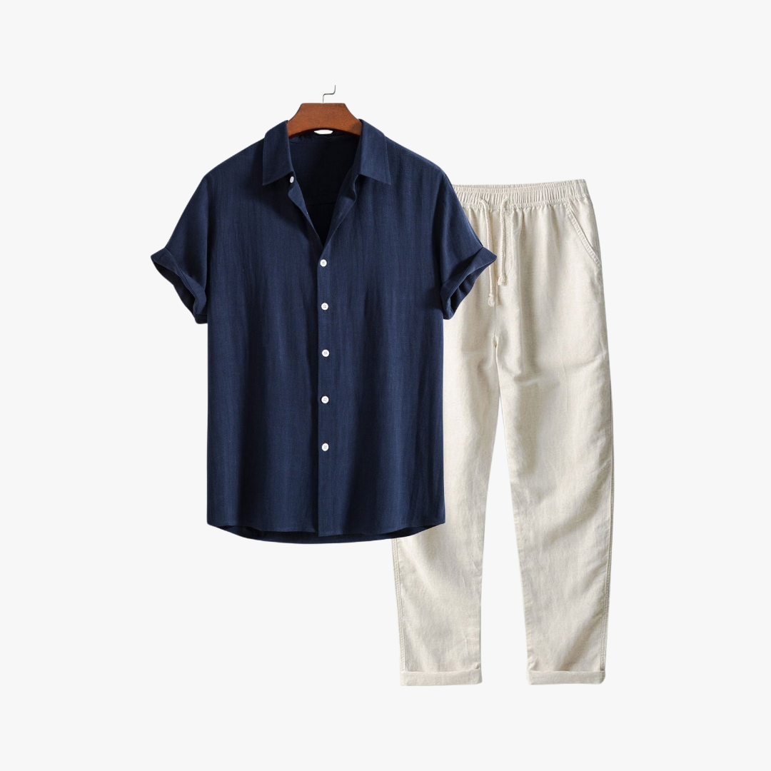 Lin de luxe pour homme — Achetez une chemise, obtenez un pantalon gratuit