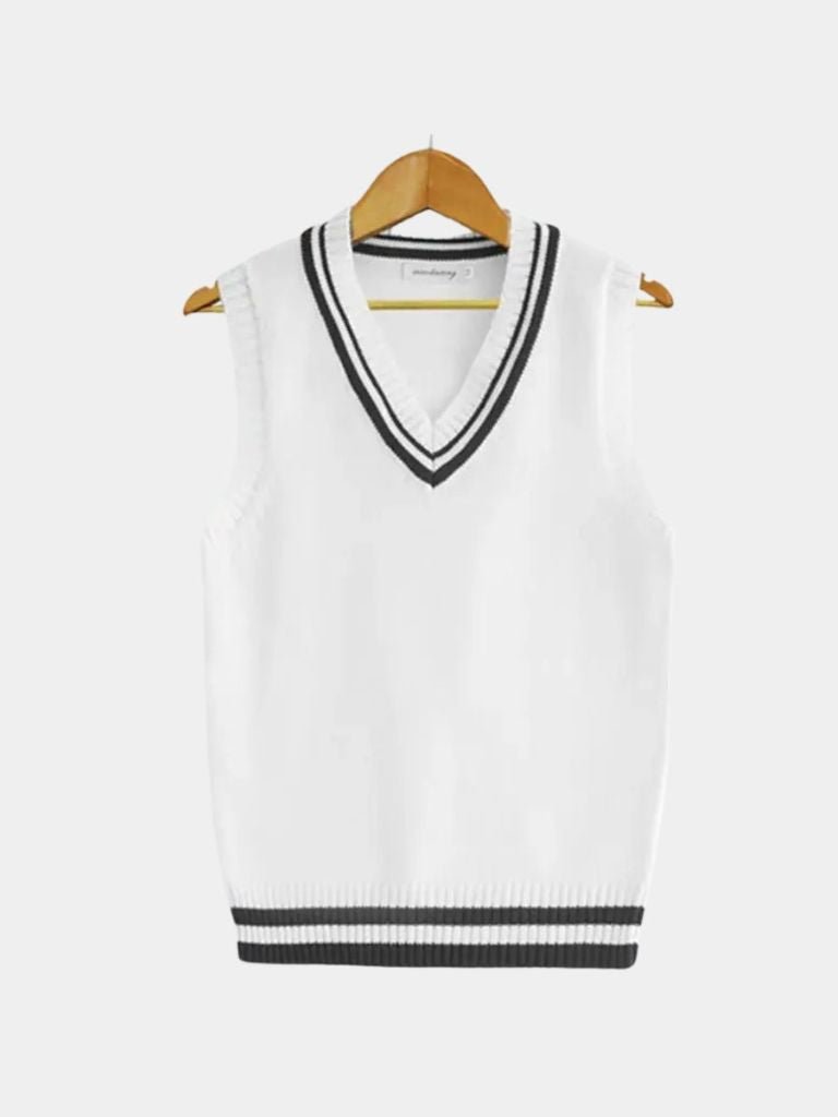 Veste en tricot essentielle Old Money