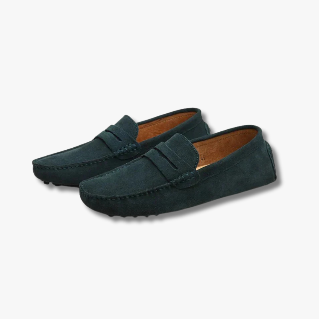 Mocassins de conduite en daim style italien pour hommes – Légers et élégants