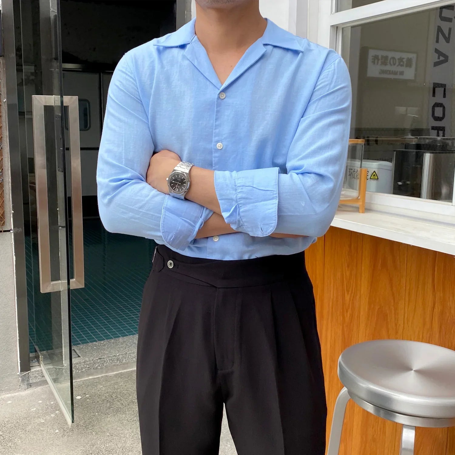 Chemise en lin Positano