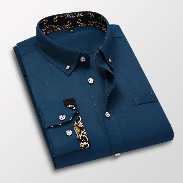 Chemise Marco Royal Oxford