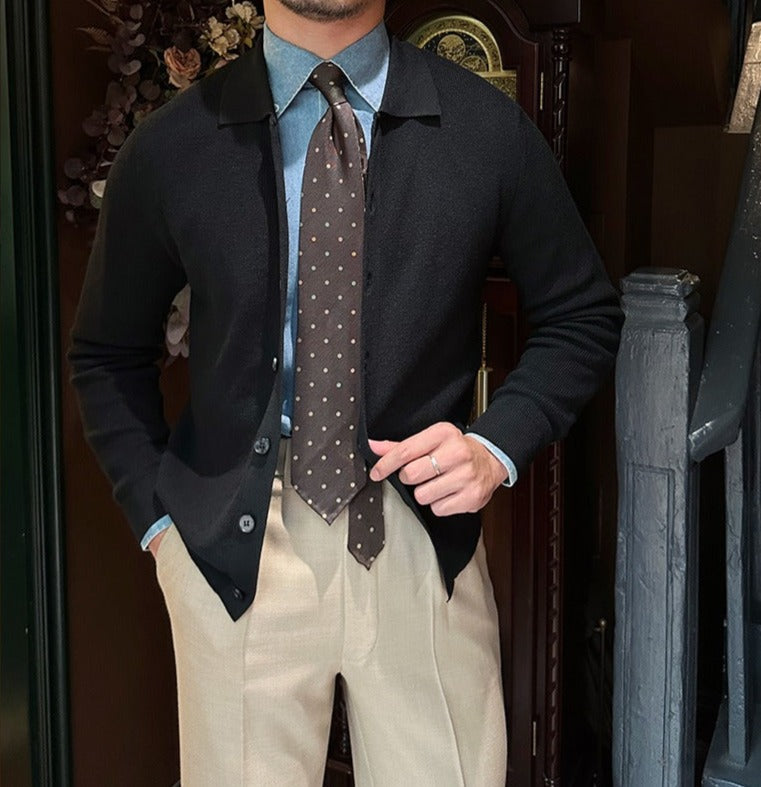 Cardigan boutonné à col Southwell