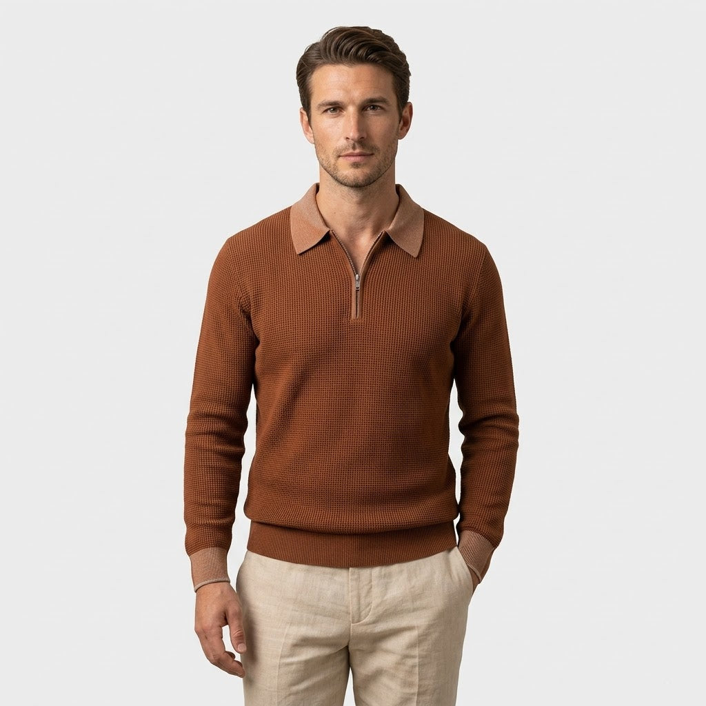 Hampton Waffle Knit Shirt