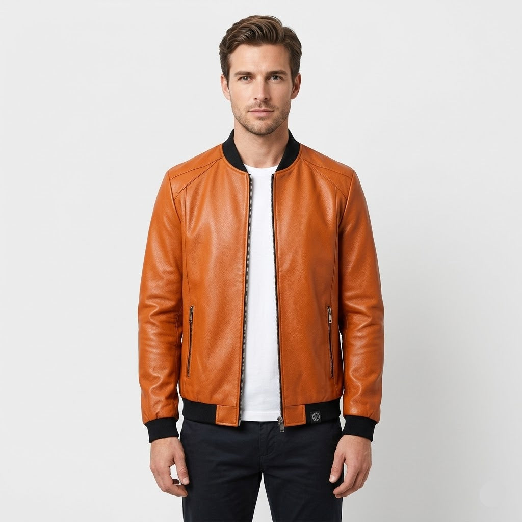 Haworth Lederjacke