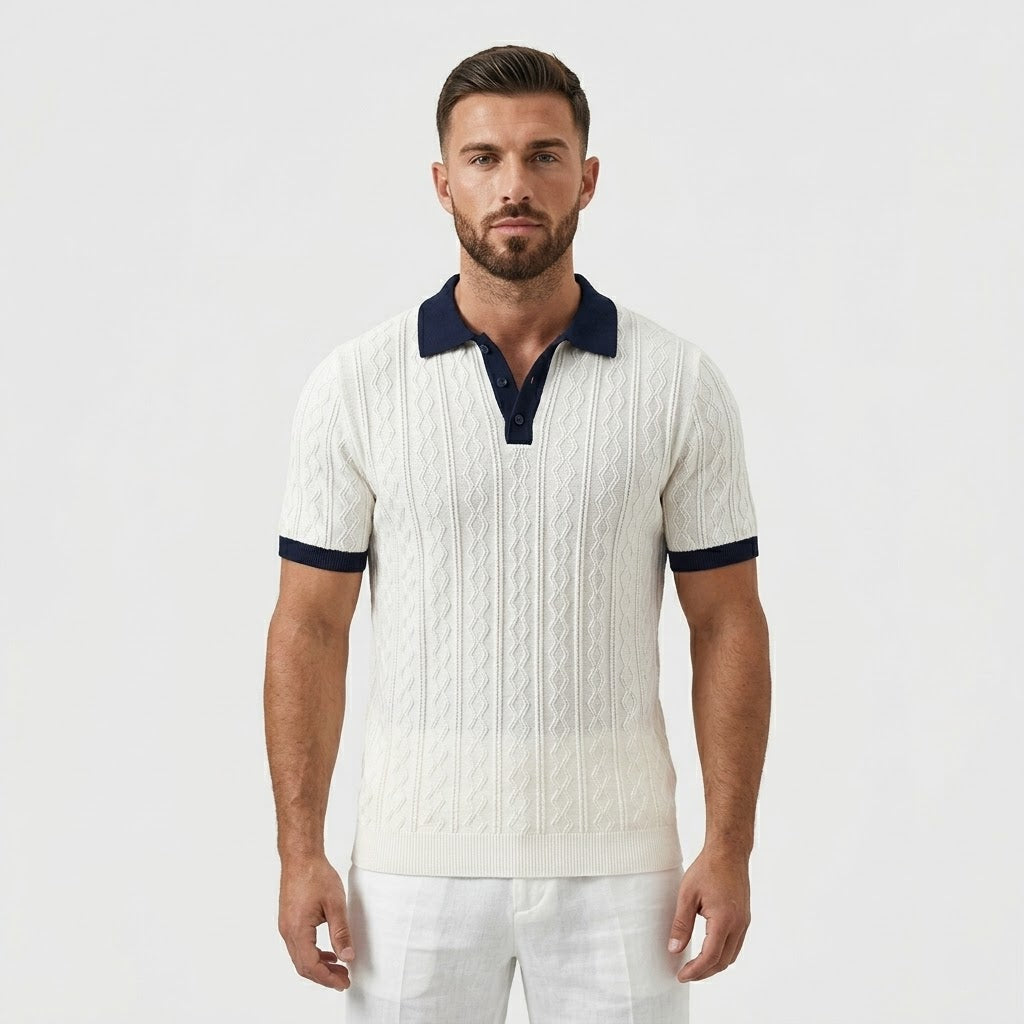 Elwood | Polo en maille – Chemises Old Money pour hommes