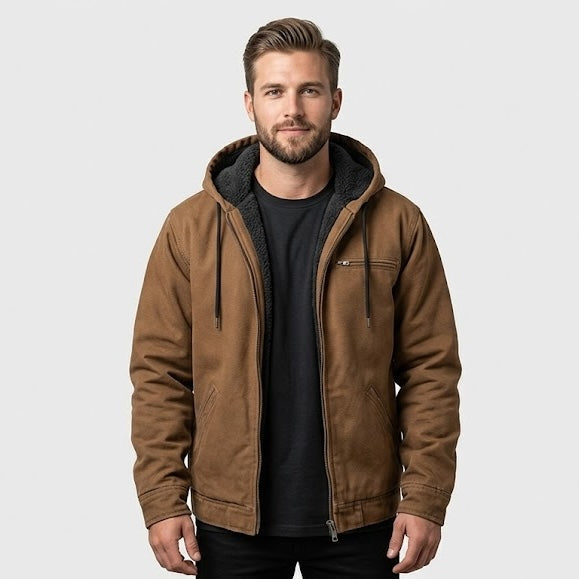 Morgan | Men's Hooded Zip-Up Jacket