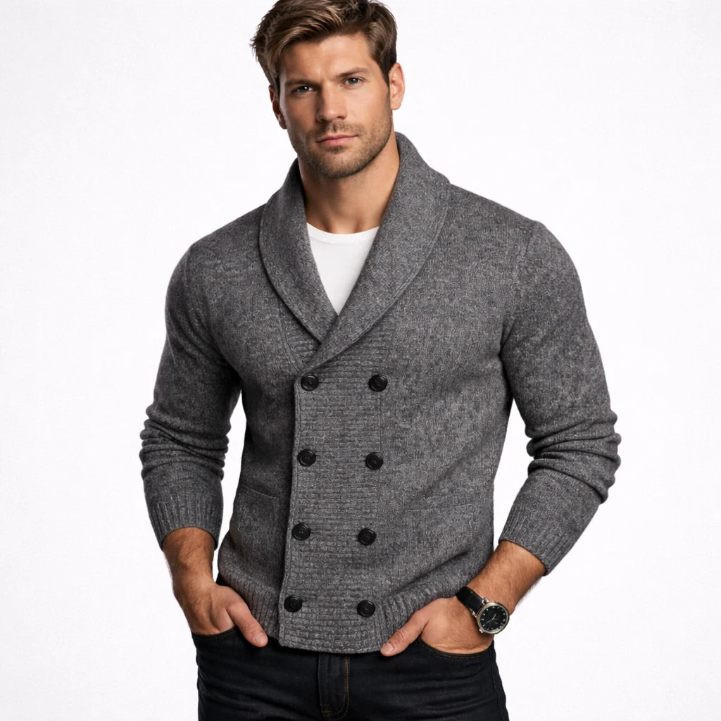 Cardigan à double boutonnage Moreno