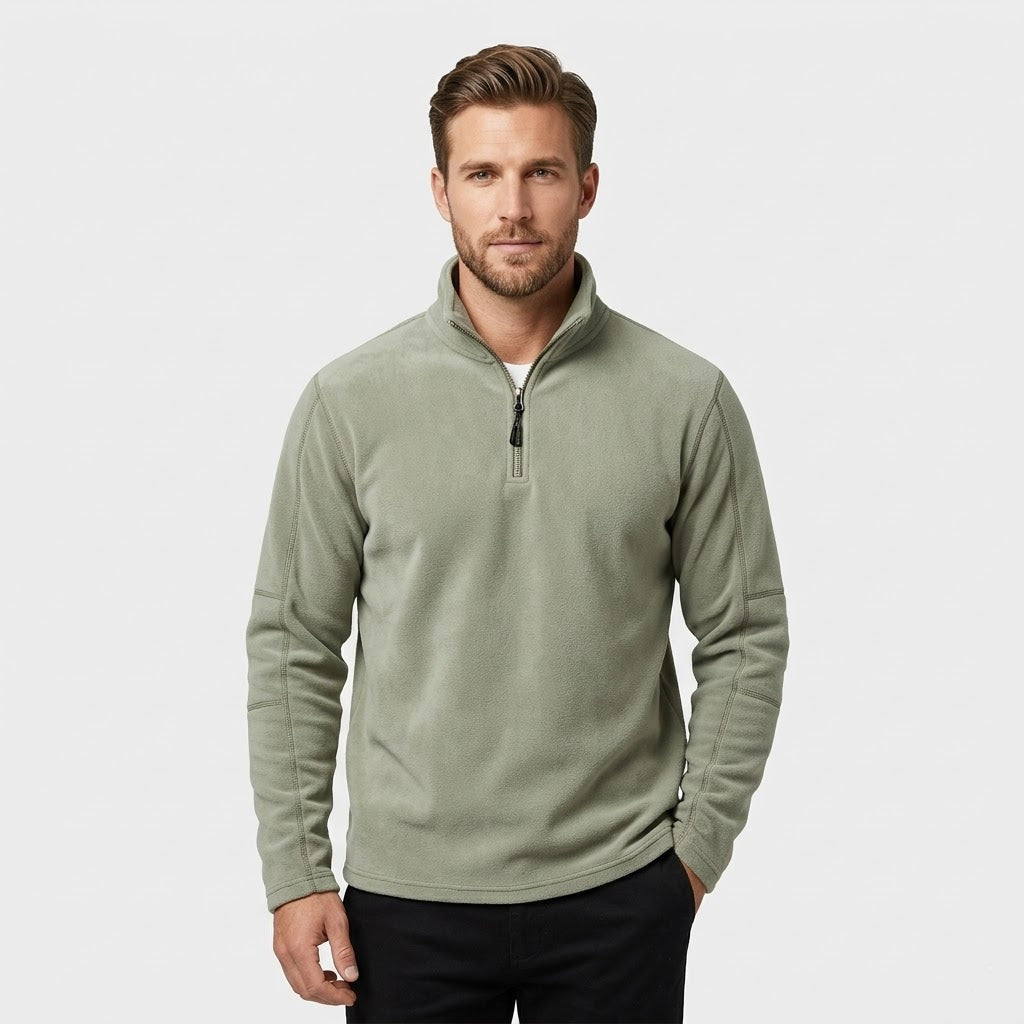 Alpine Pullover mit Viertel-Reißverschluss - Fayymont Co