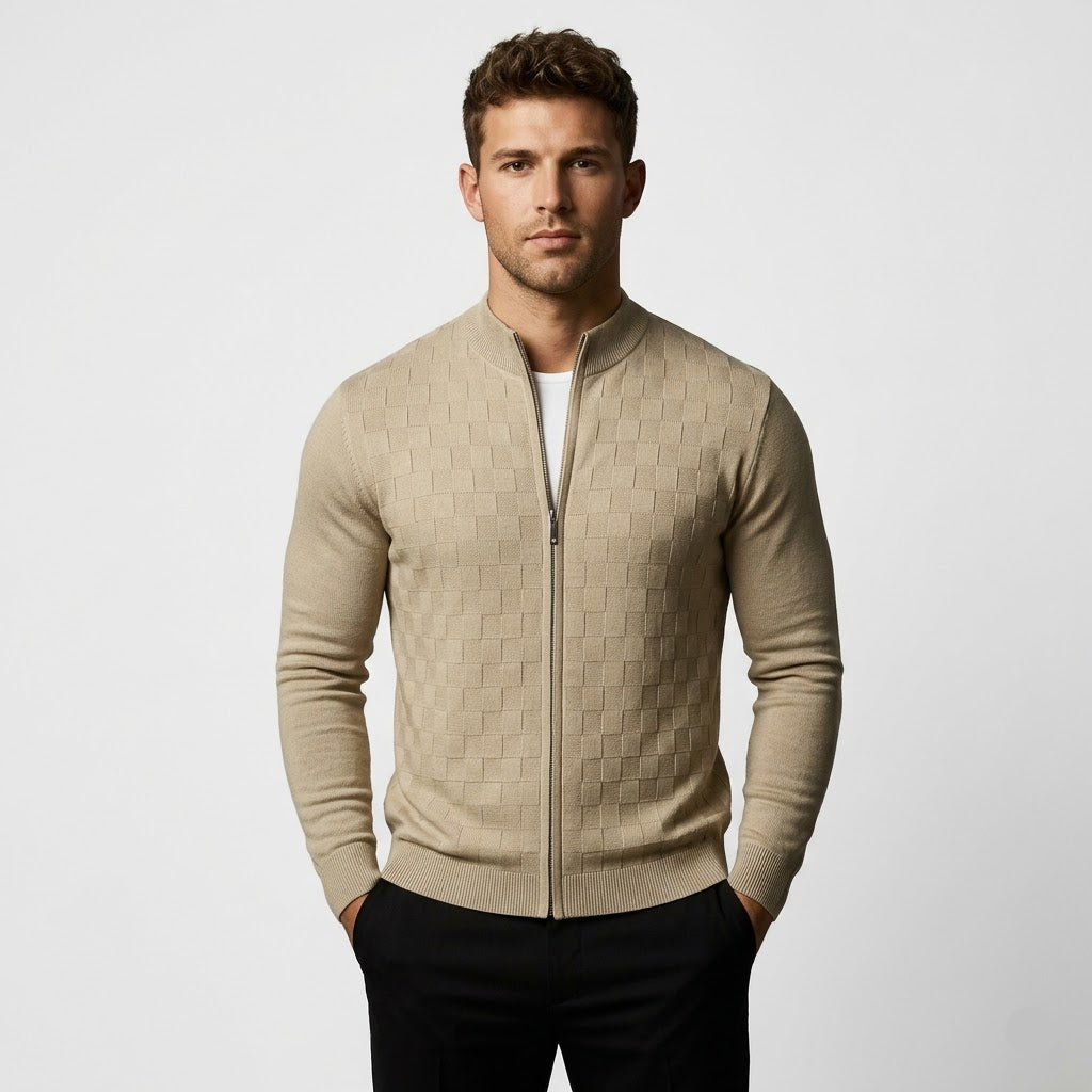 Romello Reißverschluss-Cardigan