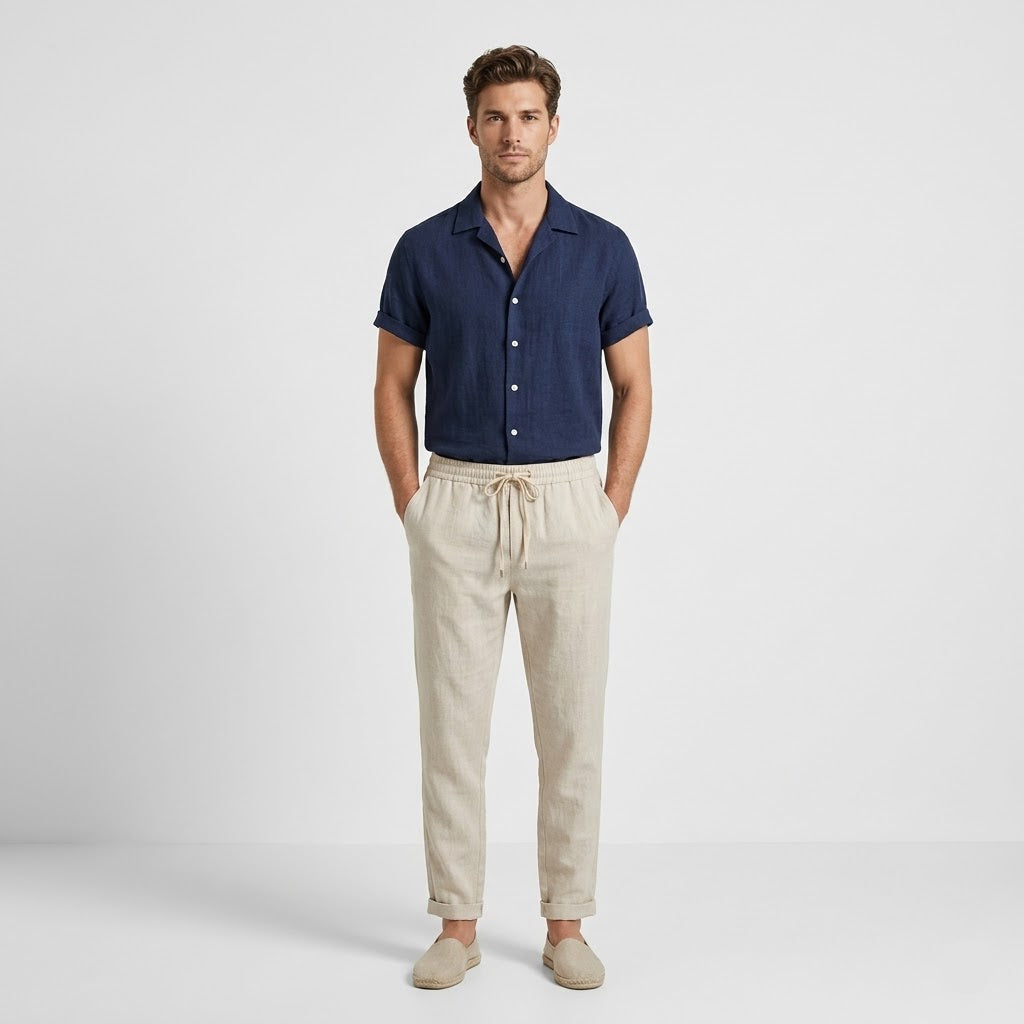 Lin de luxe pour homme — Achetez une chemise, obtenez un pantalon gratuit