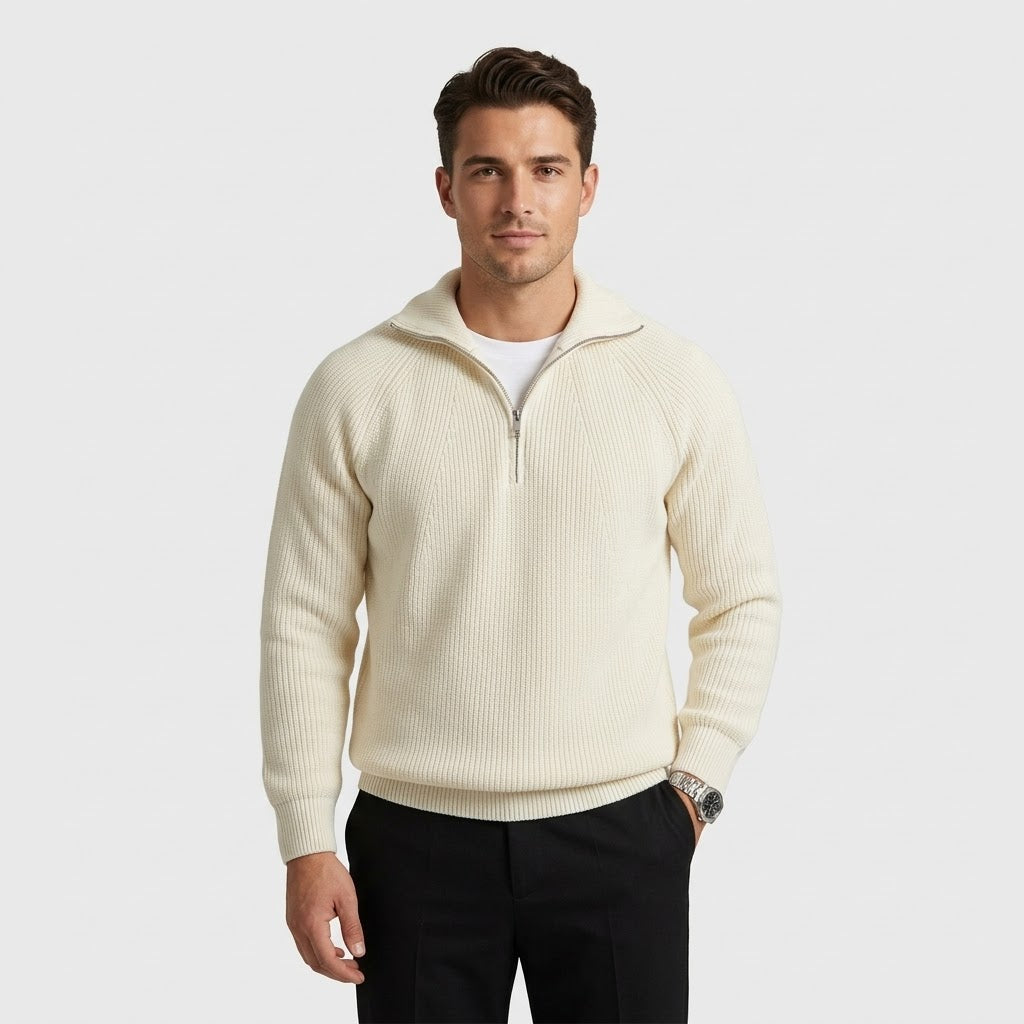 Verona Pullover mit Viertel-Reißverschluss