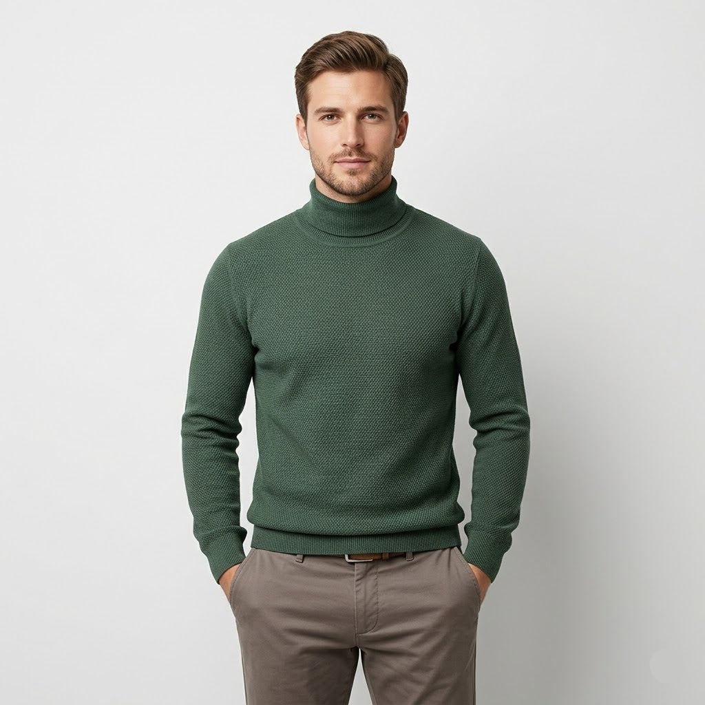 Vitali Elegant Turtleneck Sweater - Fayymont Co